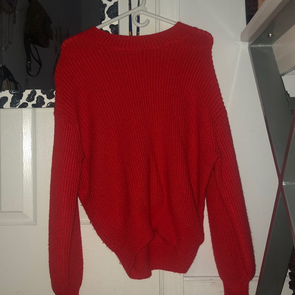 Oversized Red H&M sweater